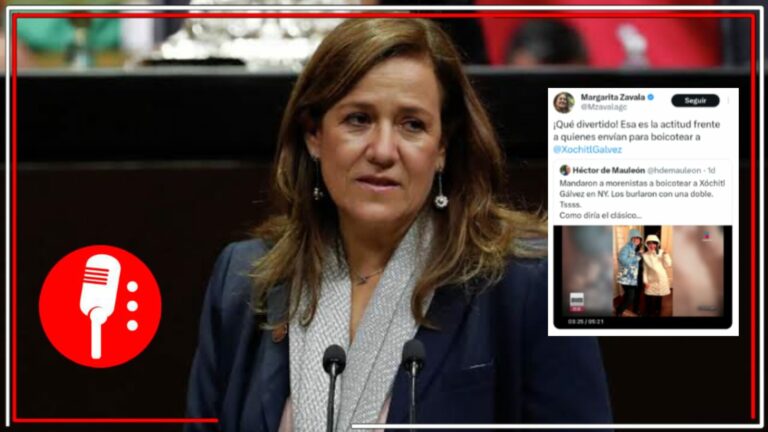 &#8220;Que divertido&#8221;: Margarita Zavala se burla de los migrantes mexicanos y celebra que Xóchitl Gálvez haya usado una doble para escapar y evitar darle la cara a los compatriotas.