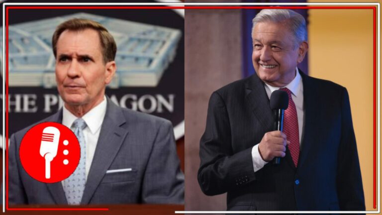 Estados Unidos no tiene ninguna investigación en contra de AMLO, asegura John Kirby, portavoz de Seguridad Nacional 