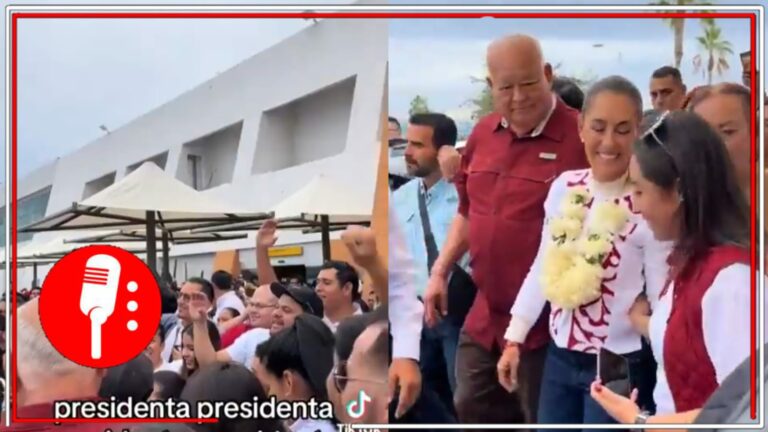 Algunas personas todavía creen en la derecha: Ignoran a mujer que pretendía manifestarse en contra de Claudia Sheinbaum y se retiró al ver que nadie le hacía caso (VIDEO)