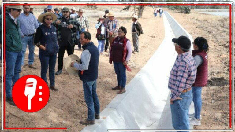 Gobierno de Delfina Gómez apoya a 9 mil productores del campo con el subsidio de obras hidroagrícolas con la inversión de 33 millones de pesos 