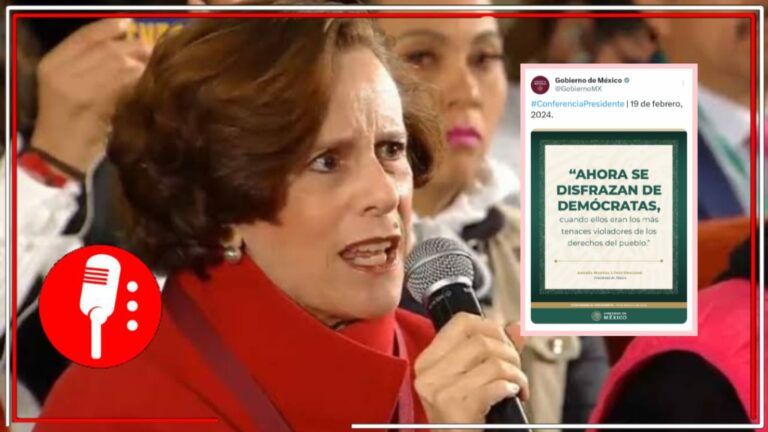 Al parecer a alguien le quedó el saco: La vocera conservadora, Denise Dresser, explota por una publicación dónde se expone que el domingo los conservadores se disfrazaron de demócratas