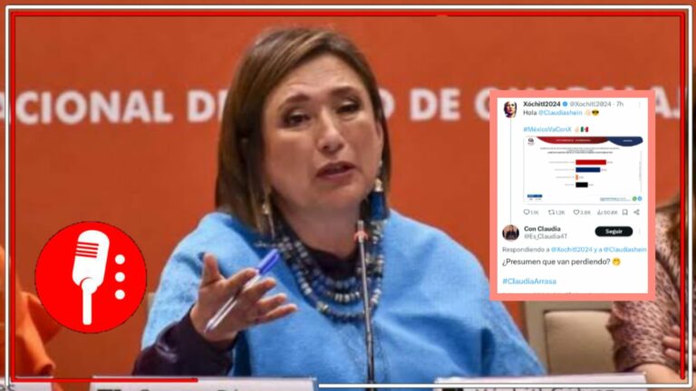 La derecha presume que va perdiendo: Simpatizantes de Xóchitl Gálvez celebran que la panista se encuentra cerca de 9 puntos abajo de Claudia Sheinbaum, en encuestas que los mismos conservadores pagan