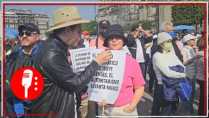 La derecha promueve la desinformación: Simpatizante del conservadurismo está en contra de la 4T porque se quiere eliminar un artículo de la Constitución que no existe