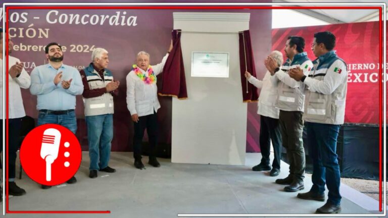 AMLO inaugura acueducto “Picachos &#8211; Concordia” en el estado de Sinaloa