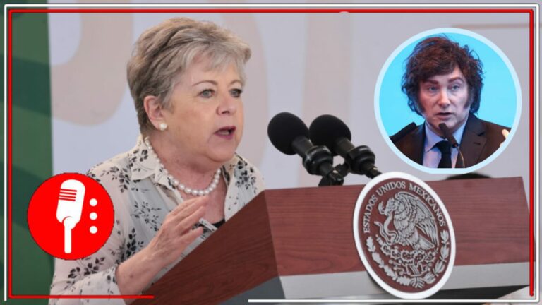 A pesar de los insultos de Javier Milei en contra de AMLO, Alicia Bárcena asegura que México mantiene una relación de respeto y cooperación con Argentina