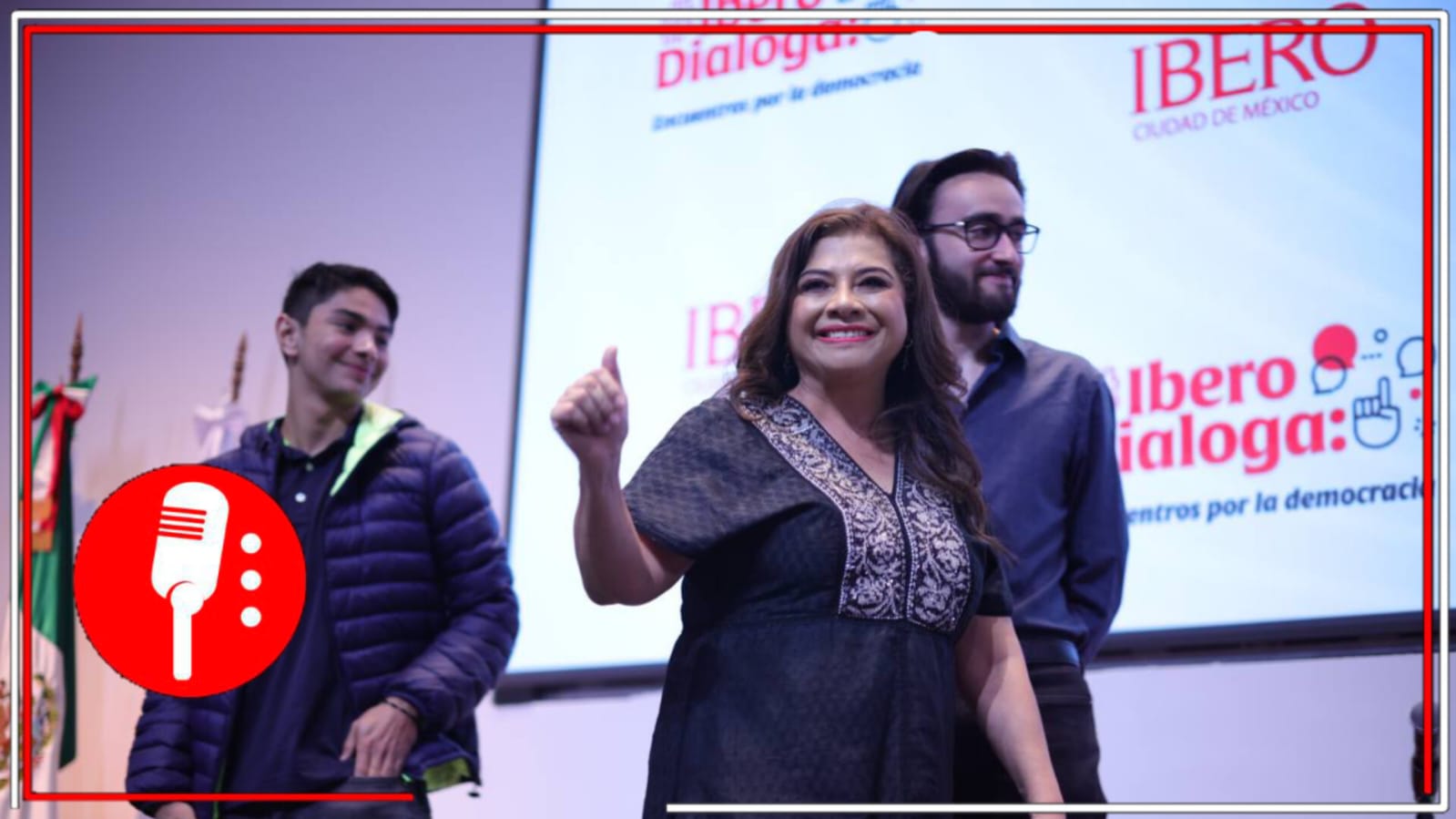 Con lleno total y aplausos: Clara Brugada es recibida por estudiantes de la Ibero CDMX para sostener un diálogo y responder las preguntas de la comunidad universitaria