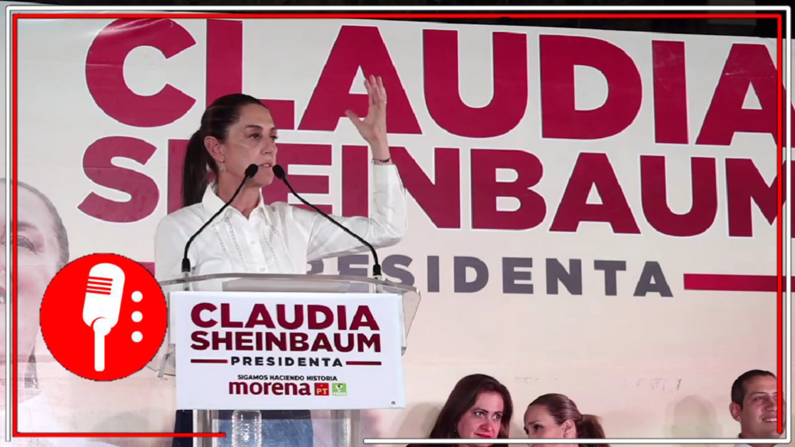 Claudia Sheinbaum encabeza mitin en San Luis de la Paz, Guanajuato; promete impulsar a nivel nacional la “beca para empezar” y la creación de más universidades 
