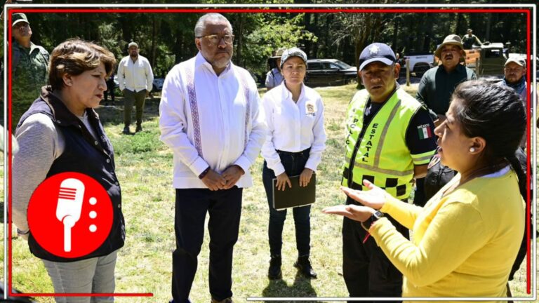 Delfina Gómez supervisa acciones de combate a incendios forestales en Ocuilan y Jilotzingo; señala que el 90% de los incendios en el EdoMex son provocados por el hombre