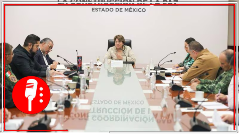 La gobernadora Delfina Gómez encabeza la Mesa de Coordinación para la Construcción de la Paz para prevenir, comabitr y manejar los incendios