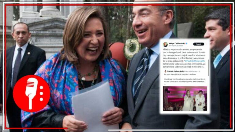 Felipe Calderón, presunto cómplice de Genaro García Luna, le da el visto bueno a discurso belicista de Xóchitl Gálvez que propone replicar la fallida “guerra contra el narco”