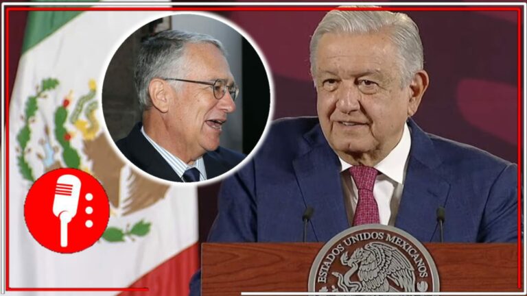 Si sabe que se están robando el dinero, que me de las pruebas: reta AMLO al magnate Ricardo Salinas y se compromete a presentar personalmente la denuncia en la mañanera (VIDEO)