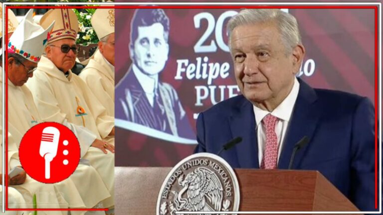 No hay riesgo de retroceso democrático; AMLO responde a la iglesia católica y les aclara que ahora es distinto a las épocas del PRIAN