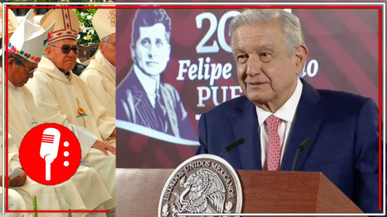 No hay riesgo de retroceso democrático; AMLO responde a la iglesia católica y les aclara que ahora es distinto a las épocas del PRIAN