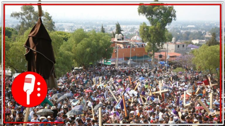 Martí Batres reporta saldo blanco durante la 181 representación de la pasión de Cristo en Iztapalapa, que desde el Domingo de Ramos a este Viernes Santo recibió más de 2 millones de visitantes