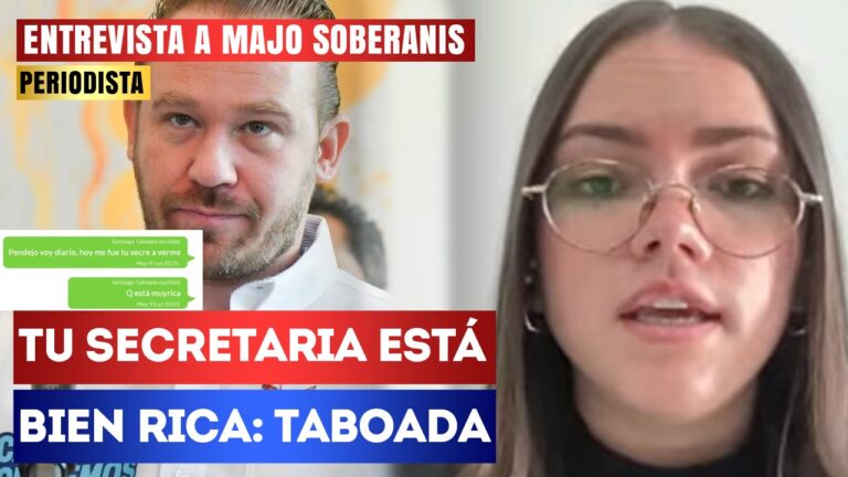 Entrevista | Tu secretaria está bien rica: Taboada. Majo Soberanis habla sobre los chats misóginos del candidato capitalino del PRIAN y como es que ahora se quiere hacer un aliado &#8220;feminista&#8221; y de la comunidad LGBTIQ+