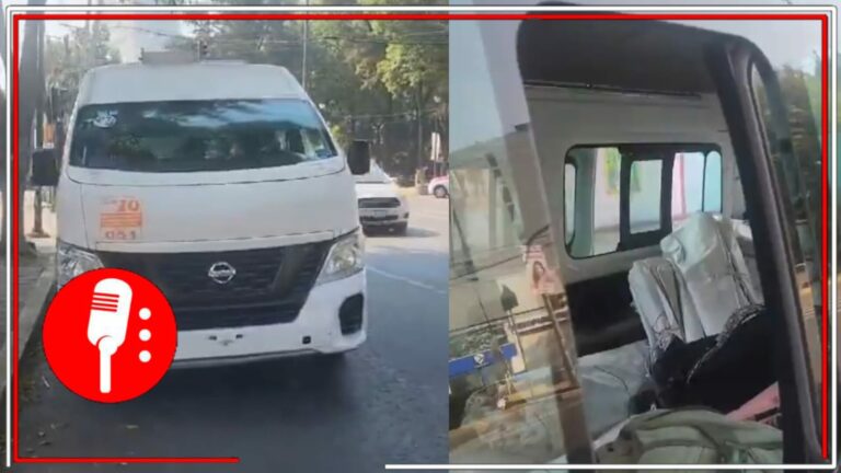 Están desesperados porque ya se van: Denuncian a Mauricio Tabe de contratar un transporte público del Edomex para quitar la propaganda de Morena, en la alcaldía Miguel Hidalgo; pone su publicidad y la de Taboada (VIDEO)
