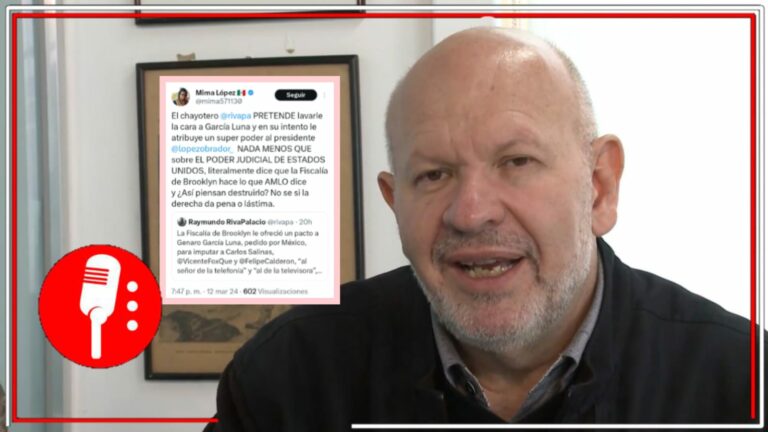 La derecha se quiere lavar la cara: Exhiben a Raymundo Riva Palacio tratando de meter las manos por García Luna e intentando involucrar al presidente López Obrador en el caso del narco secretario de Calderón