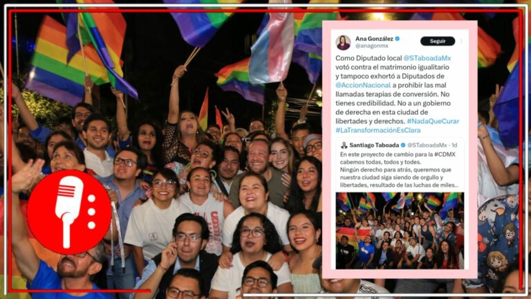 La derecha está en contra de las libertades: Exhiben la hipocresía de Santiago Taboada, luego de que el PAN votó en contra de erradicar la mal llamada “terapia de conversión”