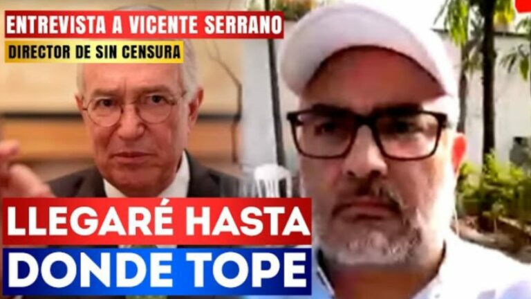 Exclusiva | Llegaré hasta donde tope: Vicente Serrano señaló que va a demandar por daño moral a Ricardo Salinas Pliego, quien lo acusó de estar al servicio de AMLO