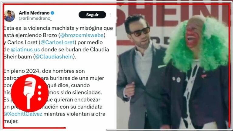 Hace unos días se decían feministas, pero ahora Loret de Mola y su patiño, el payaso &#8220;Brozo&#8221;, lanzan misógino y machista sketch contra Claudia Sheinbaum y Clara Brugada (VIDEO)