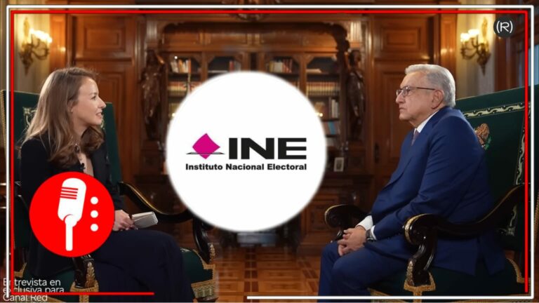 AMLO cuestiona la doble moral del INE y cómo es que censuraron la entrevistas que le realizó Inna Afinogenova, pero se negó a investigar el uso de bots para la campaña negra contra la 4T