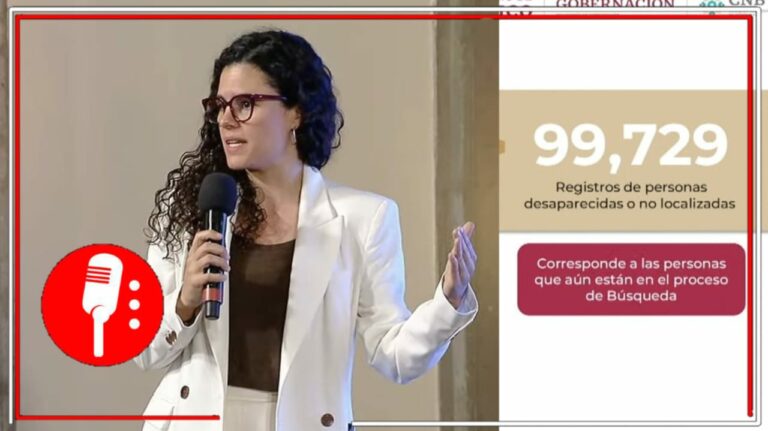 Luisa Maria Alcalde confirma que al 15 de marzo, se han localizado a más de 20 mil personas que estaban en el registro de desaparecidos