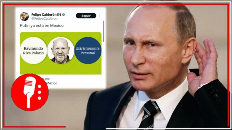 ¡Ahí vienen los rusos!: Calderón y Riva Palacio se escandalizan, otra vez, por el auge de medios rusos en México; acusa que han penetrado en la mente de los mexicanos y los compara con los nazis