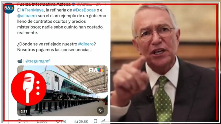 Y siguen las lágrimas: TV Azteca, de Ricardo Salinas Pliego, ahora se lanza contra los megaproyectos de AMLO, pero en redes piden al magnate deudor que pague sus impuestos