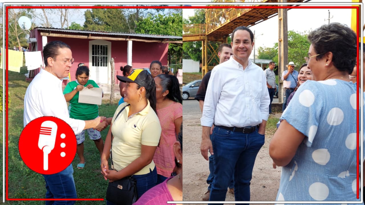Carlos Enrique Iñiguez no descansa y este lunes retoma sus recorridos por el Distrito Federal 10 de Tabasco, en los que dialoga directamente con los vecinos