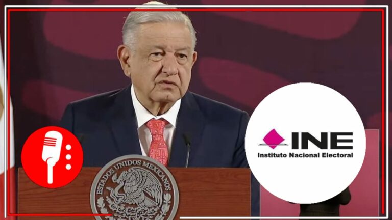 AMLO expone censura del INE y revela que el órgano electoral le prohibió usar el término &#8220;oligarquía corrupta&#8221; para referirse a la derecha (VIDEO)