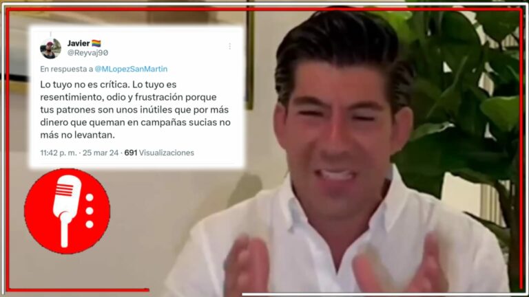 Lo tuyo es resentimiento, odio y frustración: En redes le responden a Manuel López San Martín, el parcial moderador emanado de TV Azteca y defensor de los negocios de Salinas Pliego