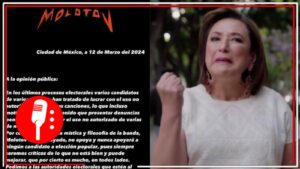 La banda desmintió a la candidata mediante un comunicado emitido el día de ayer