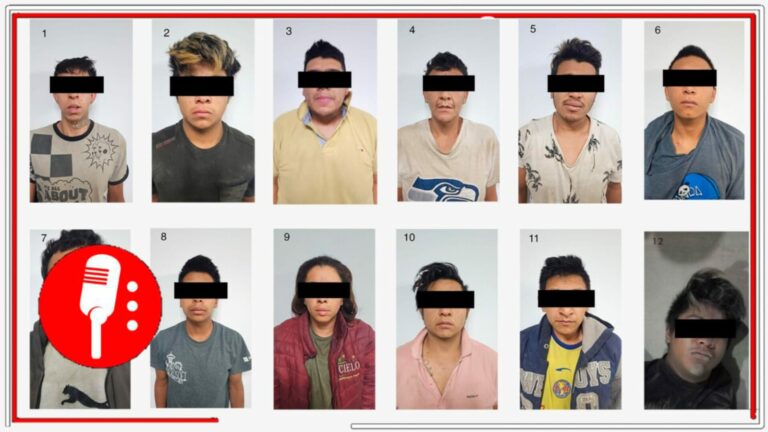 Detienen a 12 personas presuntamente integrantes del CJNG en Zacatecas, tras operativo
