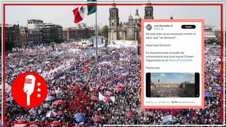 Los conservadores se enfurecen: Simpatizantes de la derecha descalifican el inicio de campaña de Claudia Sheinbaum y llaman narcos a millones de mexicanos que apoyan a la 4T