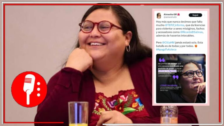 Se solidarizan con Citlalli Hernández tras ataque misógino de Salinas Pliego; mexicanos organizan acciones en contra de la televisora del magnate e impulsan tendencia #ApagaTVAzteca