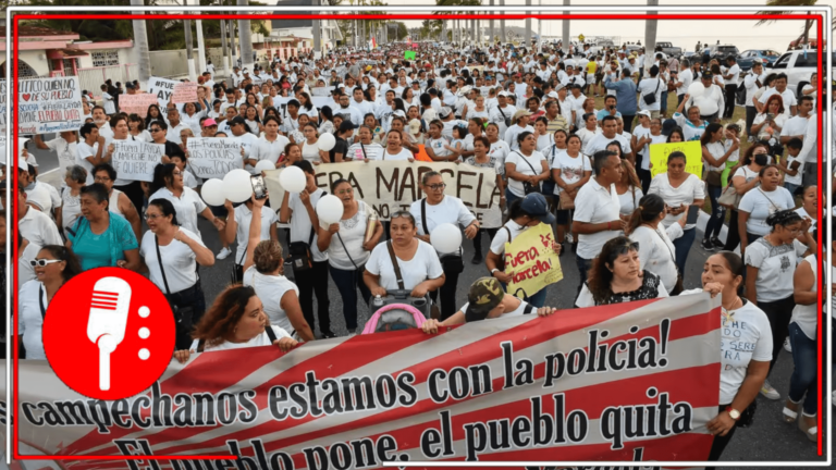 En Campeche, valientes policías mujeres denuncian que son obligadas y acosadas para manifestarse por mandos en paro