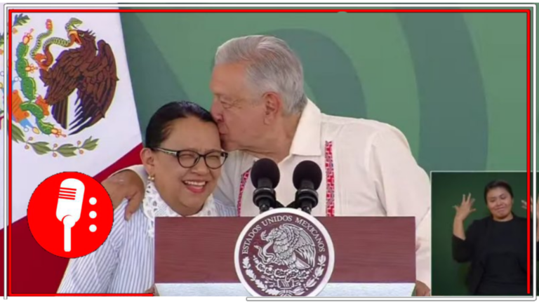 Reconoce AMLO labor de la secretaria de Seguridad, Rosa Icela Rodríguez: “Es un orgullo contar con el apoyo de compañeras y compañeros de gabinete como Rosa Icela”