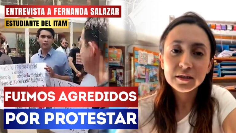 Entrevista | Fuimos agredidos por protestar: Fernanda Salazar narró como el equipo de Xóchitl Gálvez intimidó a los estudiantes del ITAM que protestaron en contra de la panista