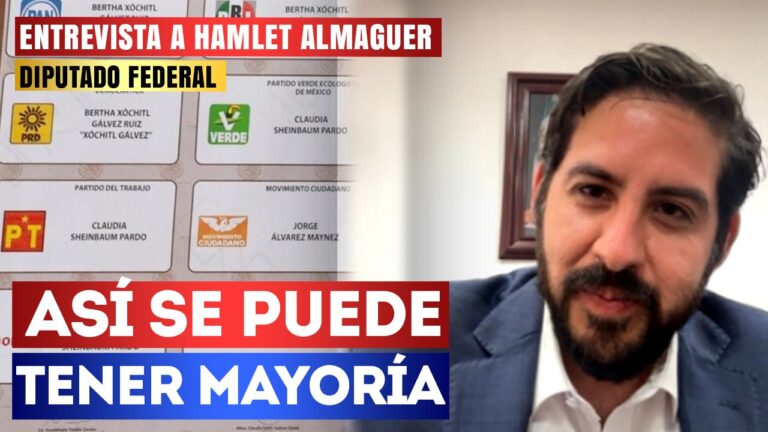 Entrevista | Así se puede tener mayoría: Hamlet Almaguer habla de la estrategia que Morena y sus aliados están impulsando para alcanzar el Plan C, con ello consolidar y profundizar la 4T