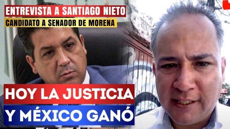 Entrevista | Hoy la justicia y México ganó: Santiago Nieto celebró que a Cabeza de Vaca se le haya caído la candidatura plurinominal del PAN, ya que se encuentra prófugo de la justicia mexicana
