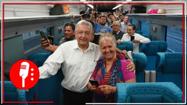 AMLO realiza gira por el sureste mexicano, supervisa los avances de la construcción de la planta de ciclo combinado en Valladolid, Yucatán y viaja en el Tren Maya hacia Quintana Roo