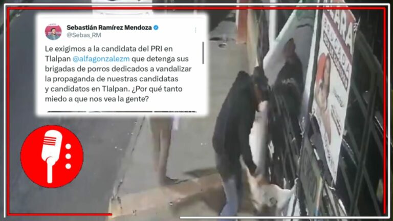 Están desesperados: Morena CDMX exige a Alfa Gonzáles, alcaldesa PRIANISTA de Tlalpan, que dejen de vandalizar propaganda de la 4T en la demarcación