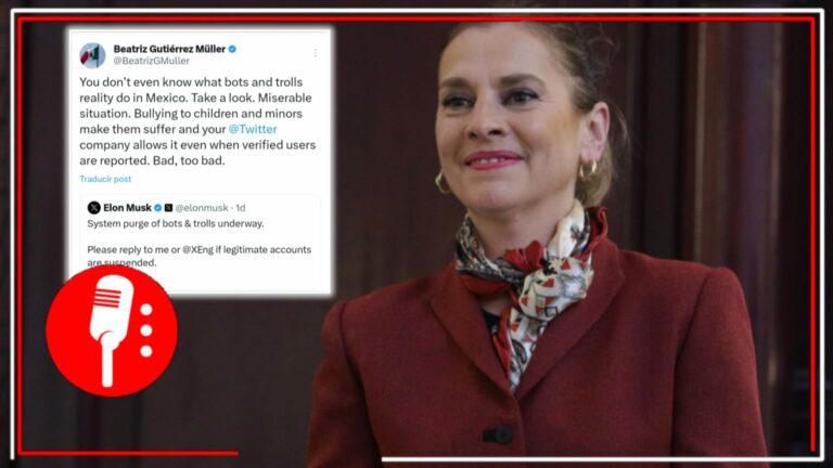 La situación es miserable: La Doctora Beatriz Gutiérrez Müller pide a Elon Musk poner atención al grave daño que causan los bots y trolls en México