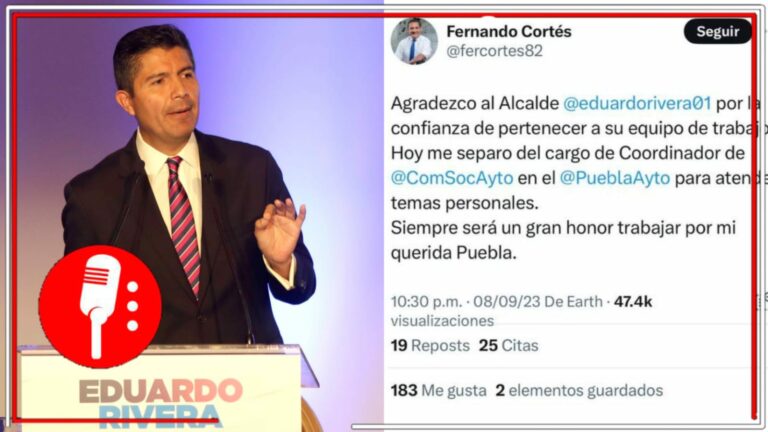 Denuncian que Eduardo Rivera, candidato del PRIAN a gobernador de Puebla, tiene trabajando en su equipo a un abusador; denunciante acusa que el panista mandó acosarla a su domicilio tras abusar de ella