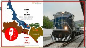 Como nunca, crece el sur y sureste: Llegan a Veracruz 3 locomotoras procedentes de Inglaterra para integrarse al Corredor del Istmo de Tehuantepec
