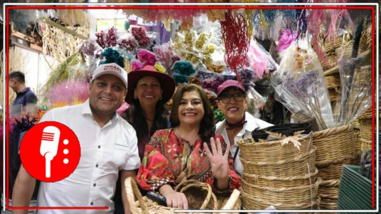 Clara Brugada visita a los comerciantes del Mercado de Jamaica en la Venustiano Carranza; se compromete a modernizar e impulsar el importante núcleo comercial (VIDEO)