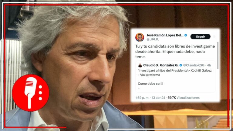 El que nada debe, nata teme: José Ramón López Beltrán le responde al magnate Claudio X. González; &#8220;tu y tu candidata son libres de investigarme desde ahorita&#8221;