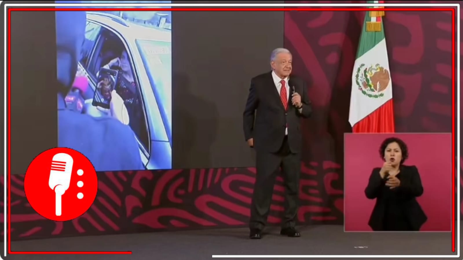 Todo pudo ser un montaje: AMLO asegura que encapuchado que se acercó a Sheinbaum no estaba armado; cuestiona por qué Latinus era el único medio presente