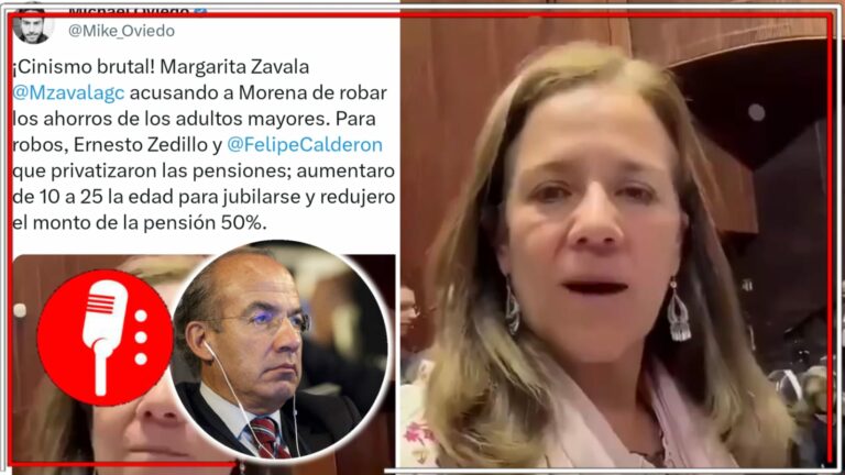 ¡Cinismo brutal!: Tunden en redes a Margarita Zavala por inventar que la 4T “se robó” las pensiones; le recuerdan que el verdadero atraco al pueblo fue con Calderón