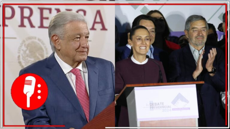 Estamos bien y de buenas: asegura AMLO tras el segundo debate; mencionó que de seguir así la tendencia, &#8220;ganará México&#8221; el próximo 2 de junio